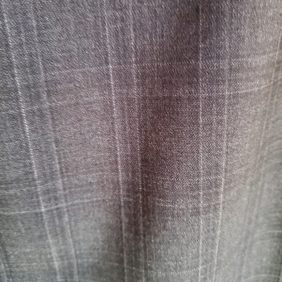 Boss Dark Grey Shadow Check Wool Pencil Skirt size 4 - Picture 2 of 9